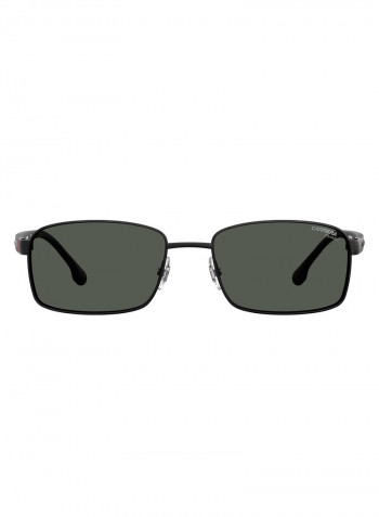 Men's Rectangular Frame Sunglasses - Lens Size: 58 mm