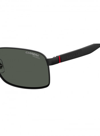 Men's Rectangular Frame Sunglasses - Lens Size: 58 mm