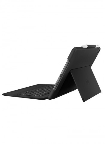 Slim Combo iPad Case For iPad (5th, 6th, 7th, 8th gen) And iPad Air (3rd gen) Black