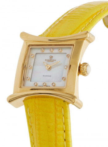Women's Leather Analog Wrist Watch 139 GWBL