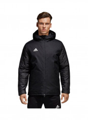 Chest Logo Print Hooded Neck Jackets Black / White
