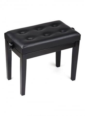 Cushion Padded Wooden Piano Bench Stool