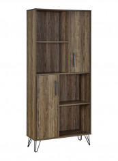 Miro Large Bookcase Dark Brown