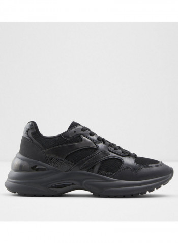 Koisa Lace-Up Low Top Sneakers Black