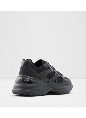 Koisa Lace-Up Low Top Sneakers Black