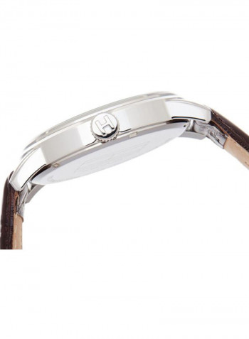 Men's Leather Analog Watch-1710423
