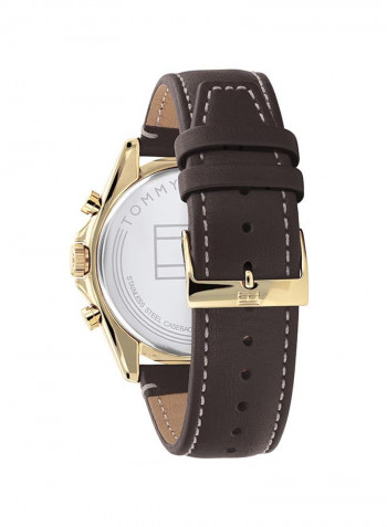 Men's Leather Analog Watch-1791836