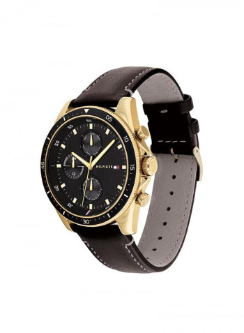 Men's Leather Analog Watch-1791836