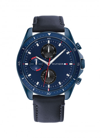 Men's Leather Analog Watch-1791839