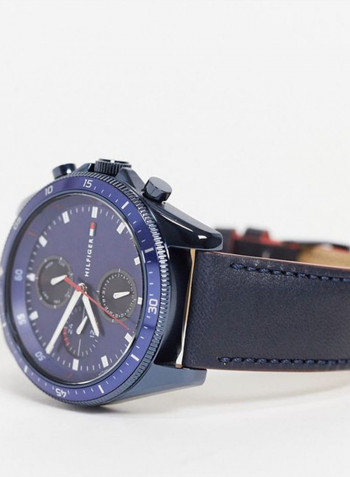 Men's Leather Analog Watch-1791839
