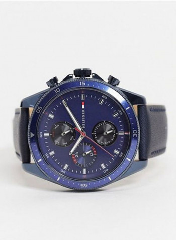 Men's Leather Analog Watch-1791839