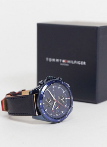 Men's Leather Analog Watch-1791839