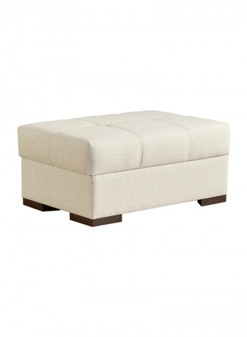 Brena Ottoman With Storage Beige/Brown