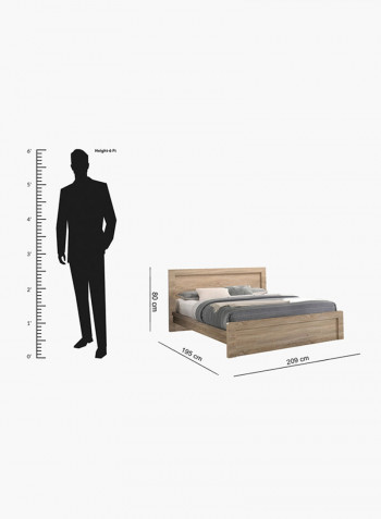 Cooper King Sized Bed Brown