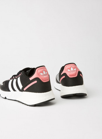 ZX 1K Boost Sneakers Core Black/Ftwr White/Hazy Rose