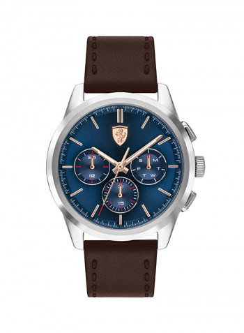 Men's Grand Tour Leather Analog Watch 830806