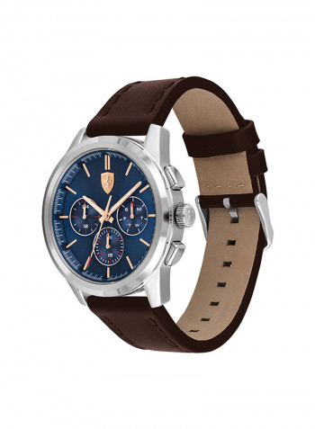 Men's Grand Tour Leather Analog Watch 830806