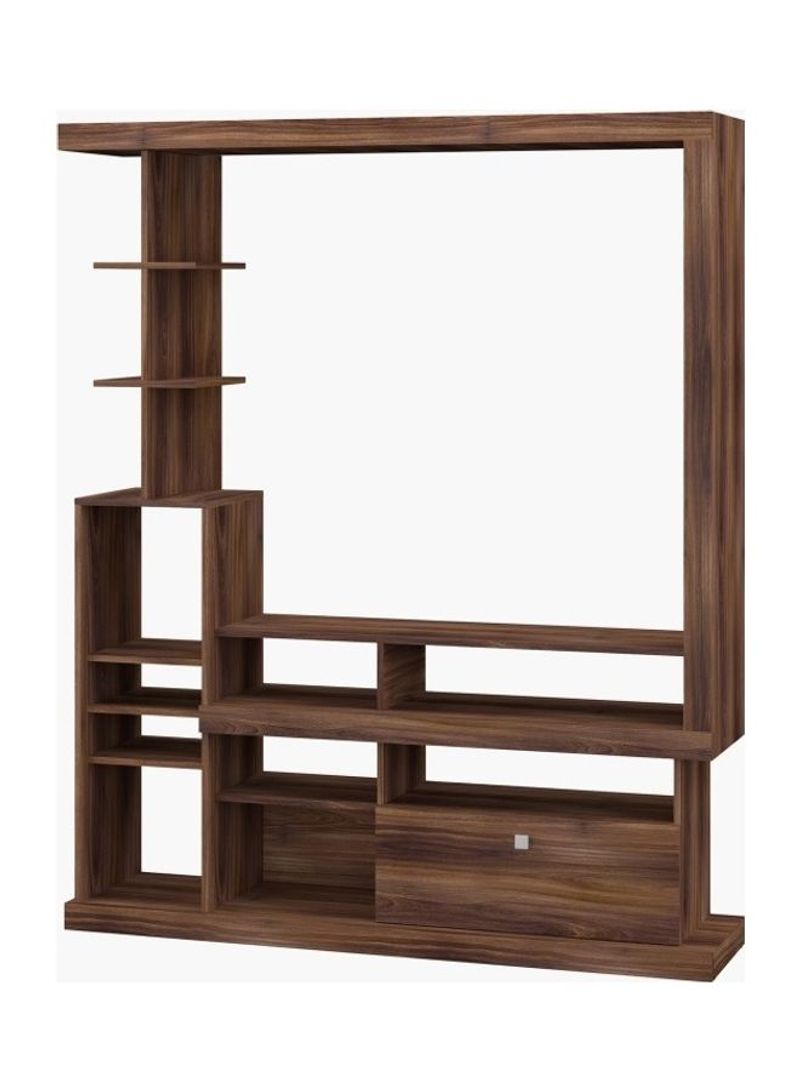 Turrif 1-Drawer Wall Unit For Tv Brown