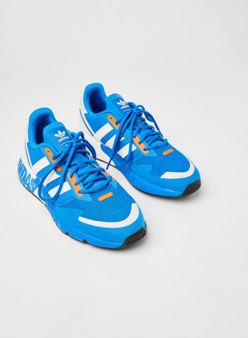 ZX 1 Boost Sneakers Glow Blue/Cloud White/Solar Red