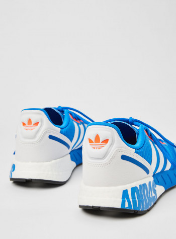 ZX 1 Boost Sneakers Glow Blue/Cloud White/Solar Red