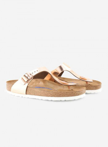 Gizeh Casual Sandals Metallic