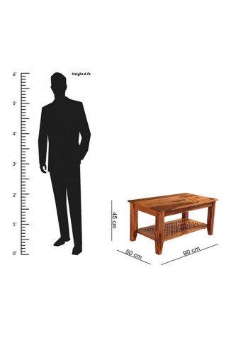Jodhpur Coffee Table Brown 45x50x90cm