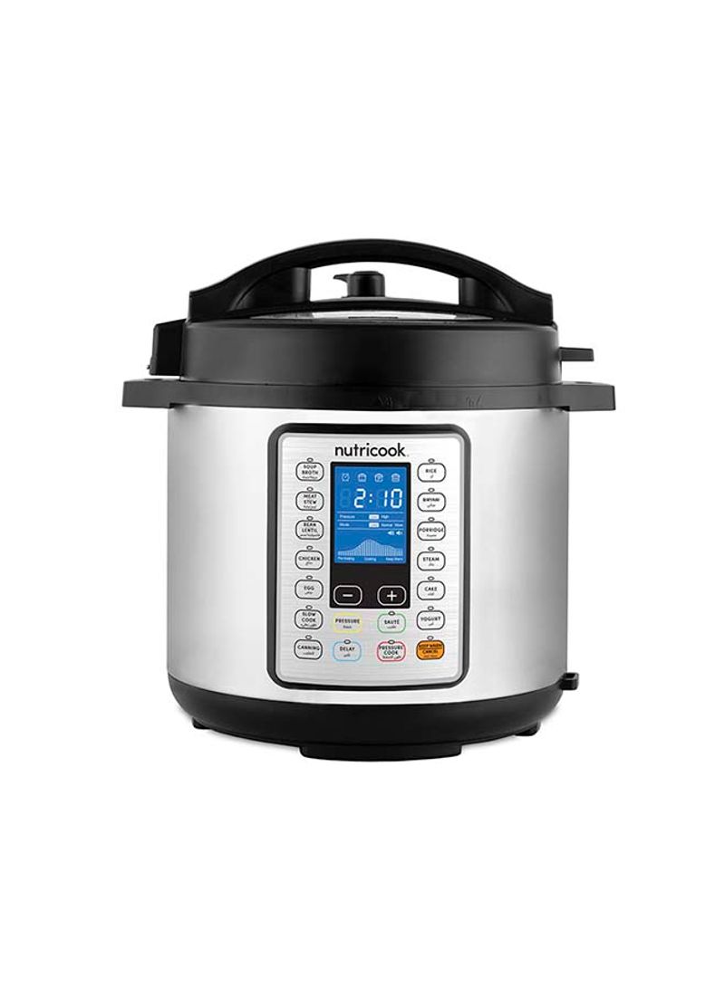 10 In 1 Multi Use Smart Pot Prime By Nutribullet Pressure Cooker 8 l 1200 W NC-SPPR8 Silver/Black