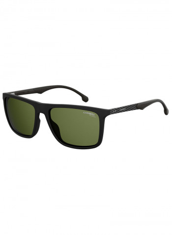 Men's Rectangular Frame Sunglasses - Lens Size: 57 mm