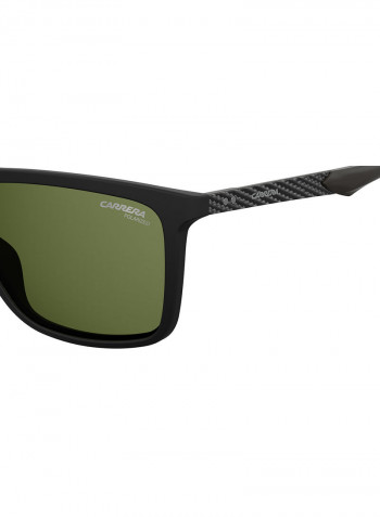 Men's Rectangular Frame Sunglasses - Lens Size: 57 mm