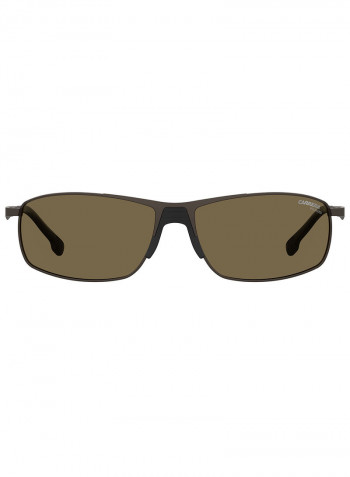 Men's Rectangular Frame Sunglasses - Lens Size: 60 mm