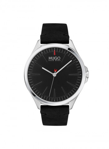 Men's Leather Analog Wrist Watch 1530133