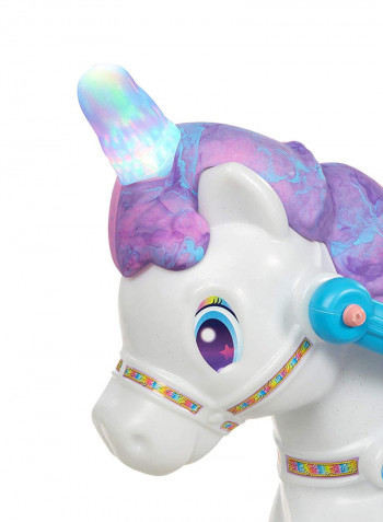 Unicorn Carriage Regular Ride-On Toy 18.63 x 32 x 19.5inch