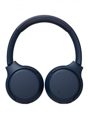 Bluetooth Over-Ear Headphone With  Mic Blue