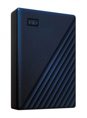 Mac Portable External Hard Drive 4TB Blue