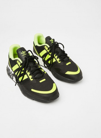 ZX 1K Boost Sneakers Core Black/Solar Yellow/Matte Silver