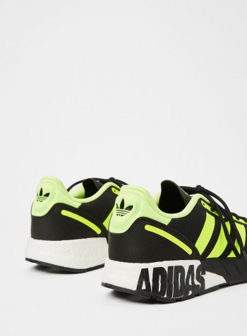 ZX 1K Boost Sneakers Core Black/Solar Yellow/Matte Silver