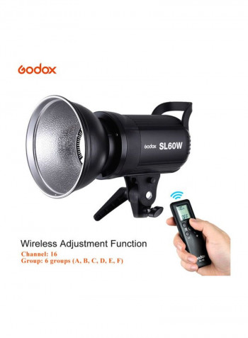 SL60W Photography Light 34x21.9x19.8centimeter Black