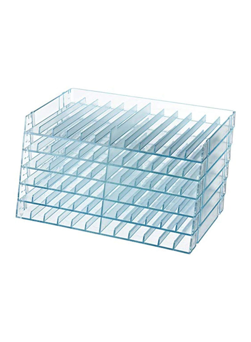 6-Rack The Ultimate Marker Storage Clear