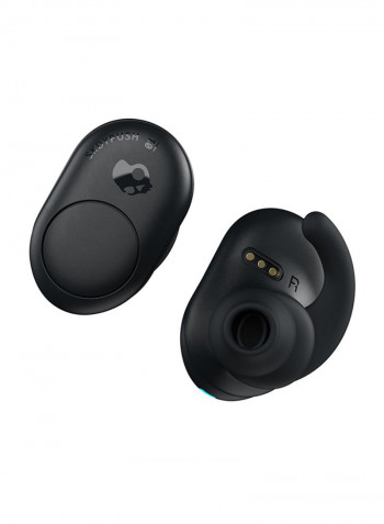 Push True Wireless In-Ear Headphones With One Pair Of Socks Black