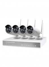 4-Piece Security Recording System HD UK-9604 2MP Wireless Camera Kit