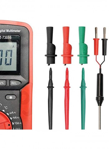 Phase Sequence Digital Multimeter Red/Black/Green