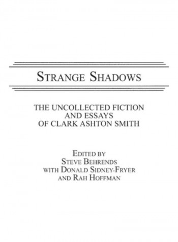 Strange Shadows Hardcover English by Steve Behrends