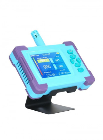 Digital Air Quality Monitor Blue/Black 26.5centimeter