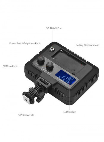 Dimmable Photography Light Black/White