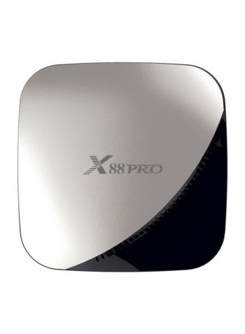 X88 Pro Smart Android 9.0 TV Box With Remote Control X88 PRO Black/Silver