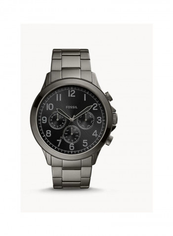 Men's Yorke Multifunction Smoke Stainless Steel Watch BQ2539