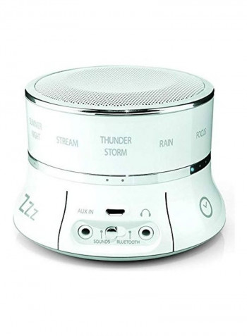 Tranquil Moments Bedside Sleep Sound Bluetooth Speaker 139865 White