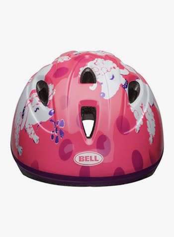 Infant Sprout Bike Helmet, Pink Poodles 0X33.528X0inch