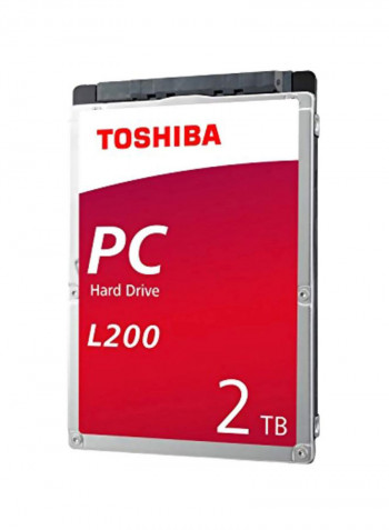PC Internal Hard Drive 2TB Silver/Red/Black