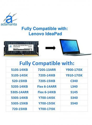 16 Gb Laptop Memory Module 16GB Multicolour